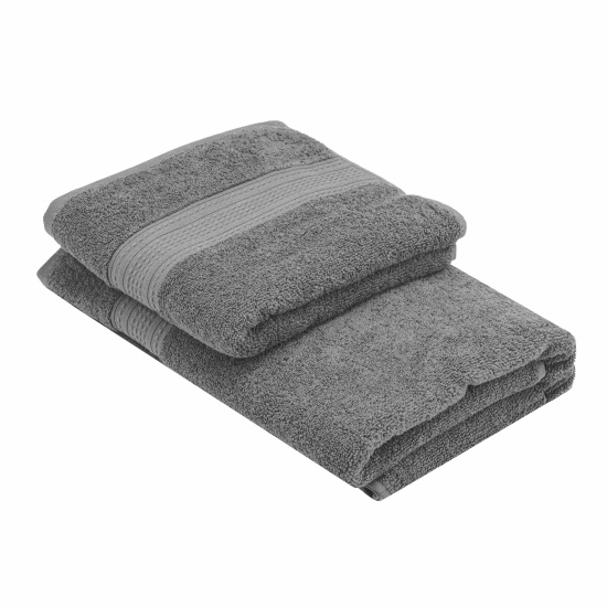 ART2250SLP Рушник махровий Ardesto SuperSoft 50х90см, 100% бавовна, сірий
