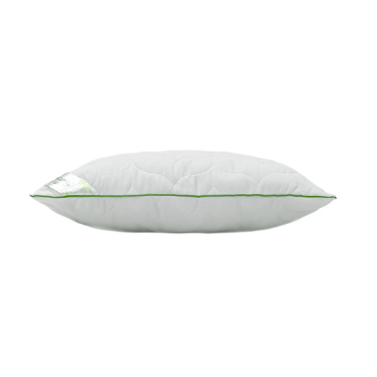 Подушка Аloe vera /мікрофібра Plain White/SKOBA 20 50*70 у сумці з кантом (AR CLOUD) ( Подушка з кантом 50*70 холофайбер (550г) у сумці )