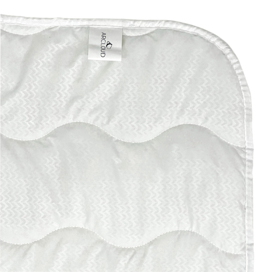 Ковдра зима CLASSIC 2,00х2,20 у сумці (AR CLOUD) ( ковдра з бейкою 2,0*2,20 мікрофібра Geometry White/ 274/ силікон 350/ бейка Plaine white/ у сумці  <новый>)
