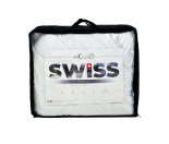 Ковдра демі SWISS 1,40х2,05 у сумці (AR CLOUD) ( ковдра 1,4*2,05 мікрофібра SWISS/ Romb 45/силікон 250/ стрічка сіра/ у сумці)