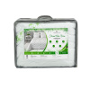 Ковдра зима ALOE VERA 1,40х2,05 у сумці (AR CLOUD ( ковдра 1,4*2,05  мікрофібра Plain White Аloe vera/ SKOBA 40/ силікон 350/стрічка зелена/ у сумці)