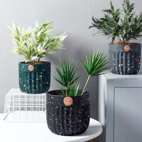 Flower pot LED NUBE / 14.5Х14.5X15 см/ в ас-ті/ без піддона