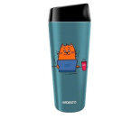 AR2645CG Термокухоль Ardesto Coffee time Red Cat 450 мл, нержавіюча сталь, синій
