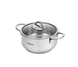AR0723S Каструля Ardesto BLACK MARS, скляна кришка, 2.3 л, нерж. ст.