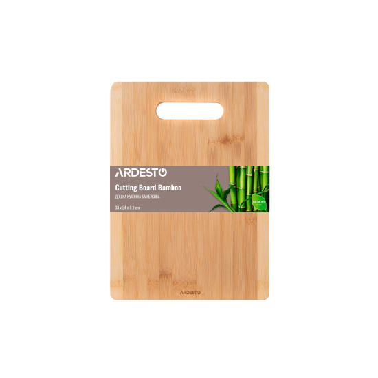AR1433BM Дошка кухонна Ardesto Midori, 33*24*0.9 см, бамбук