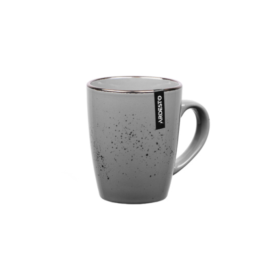 AR2936GREY Чашка Ardesto Bagheria, 360 мл , Grey, кераміка