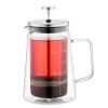 AR1906DW Френч-прес Ardesto BLACK MARS з подвійними стінками, 600 мл, нержавіюча сталь, скло