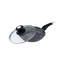 QD-F0326 - L Сковорода d.26 см  h.5,8 см алюм. з скл.кришкою 7615108000