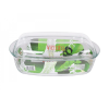 ФОРМА ДЛЯ ВИПІКАННЯ ПРЯМОКУТНА з кришкою VITTORA 4,5л 32,5*20*13см VT-6245