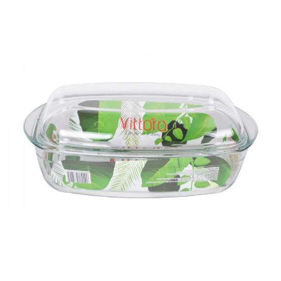 ФОРМА ДЛЯ ВИПІКАННЯ ПРЯМОКУТНА з кришкою VITTORA 4,5л 32,5*20*13см VT-6245