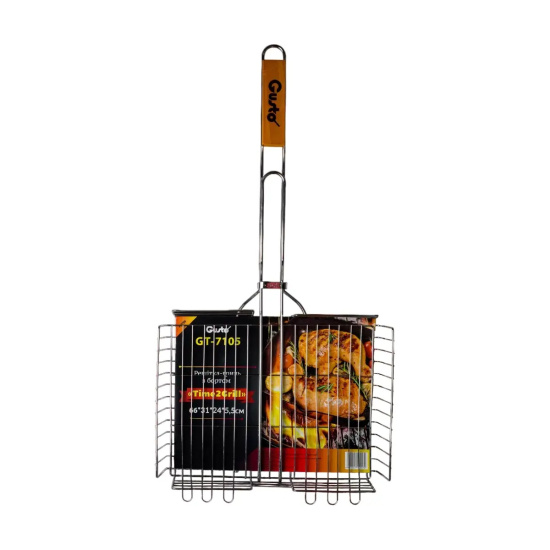 Решітка-гриль 'Time2Grill' з бортом GUSTO 66*31*24*5,5 см GT-7105