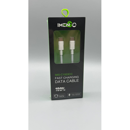 Кабель IMENSO IMS-C1003C Type-C 1м 3.0A (Білий)