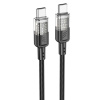 Кабель Hoco U129 Spirit (Type-C to Lightning) 1.2м 27W/3A PD Transparent