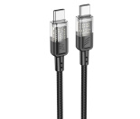 Кабель Hoco U129 Spirit (Type-C to Lightning) 1.2м 27W/3A PD Transparent