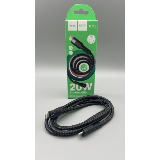 Кабель HOCO U110 Type-C to Lightning PD20W 1.2м 3A
