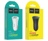 АЗУ авто зарядка HOCO UC204 2USB (Чорний)