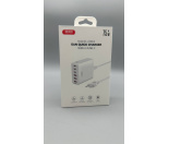 СЗУ XO. L133 75W GaN 3 USB +3 TYPE-C Desktop Fast Charger 1.5м