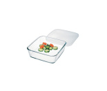 Sim.Ємнiсть квадратна з-пл.криш.150х150х45мм.Color s7486/L