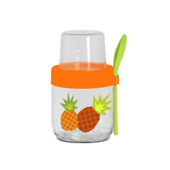 Банка HEREVIN Fruit-Yoghurt с ложкой и контейнером 0.425 л 131615-000