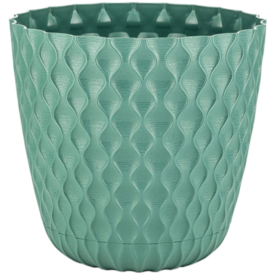 "PLAST ART" (ALY-203) Горщик д/квітів VENUS 2,75Л (48) (мікс)