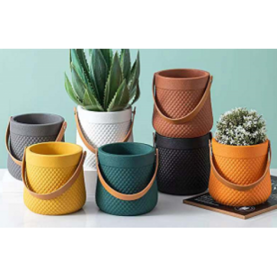 Flower pot LED AURA / 14Х14Х14 см/ в ас-ті/ кашпо