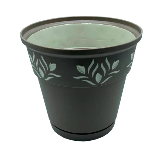 "PLAST ART" (AK 785) Горщик д/квітів з дек. 2,25Л (24)