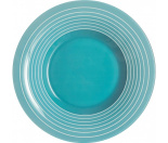 Lum.Factory Blue.Тарілка глибока кругла 21,5см