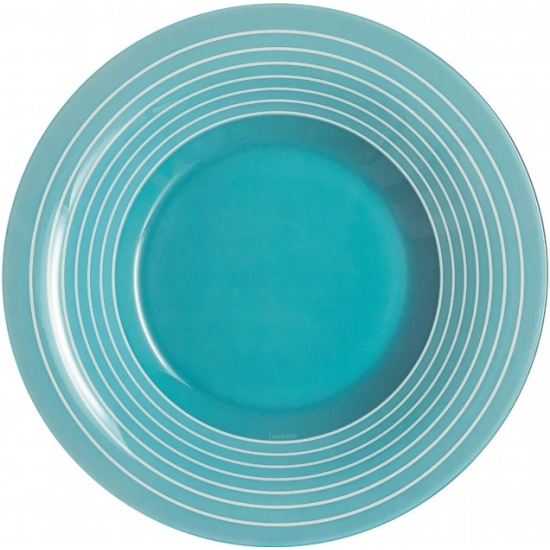 Lum.Factory Blue.Тарілка глибока кругла 21,5см