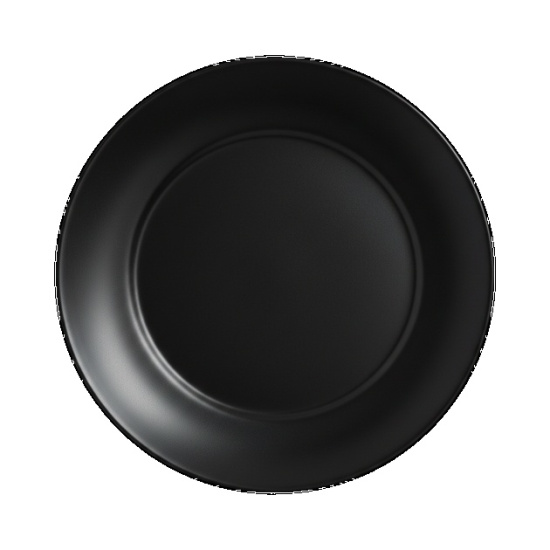 Lum.Apy Black.Тарілка десертна кругла 18см