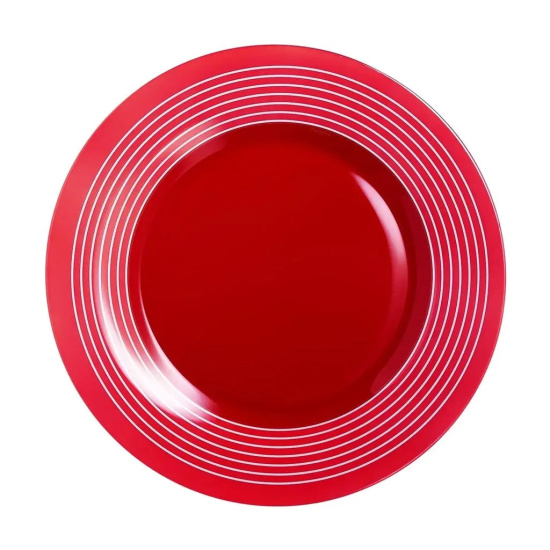 Lum.Factory Red.Тарілка глибока кругла 21,5см