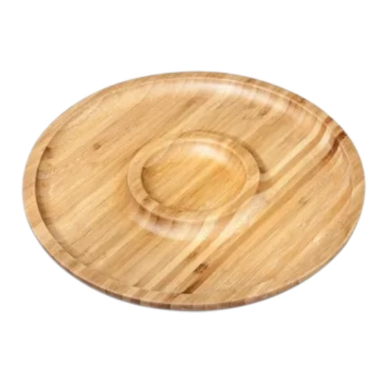 Wilmax.Bamboo.Блюдо кругле 35,5см-2секції