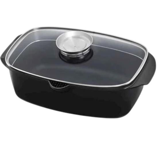 Lessner.Black Pro New.Гусятниця алюмін.антипригар.5,6л 55873