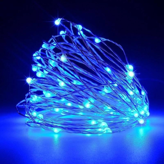 Гірлянда "Роса" 50 LED, біла, 5 м, від USB 9133-008