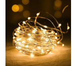 Гірлянда "Роса" 100 LED, жовта, 10 м, від USB 9133-012