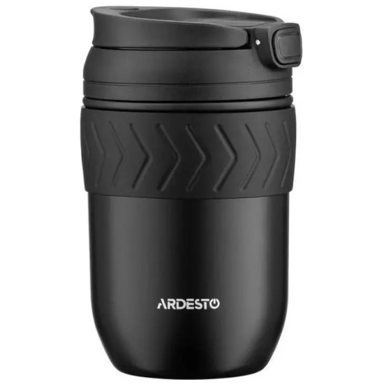 Термокухоль Ardesto Cosy 400 мл, нержавіюча сталь, чорний AR2640BT