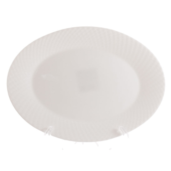LNYP120   WHITE DIAMOND Тарілка №12 мілка овальна 7013100000