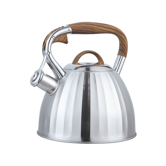 ZB 20/3  Чайник нерж. 3,0 л  зі св. нерж.криш. коричнева  ручка 7323930000
