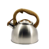 ZB-K2.5 L W Чайник нерж. 2,5 л  зі св. мет.криш. коричн.  ручка
