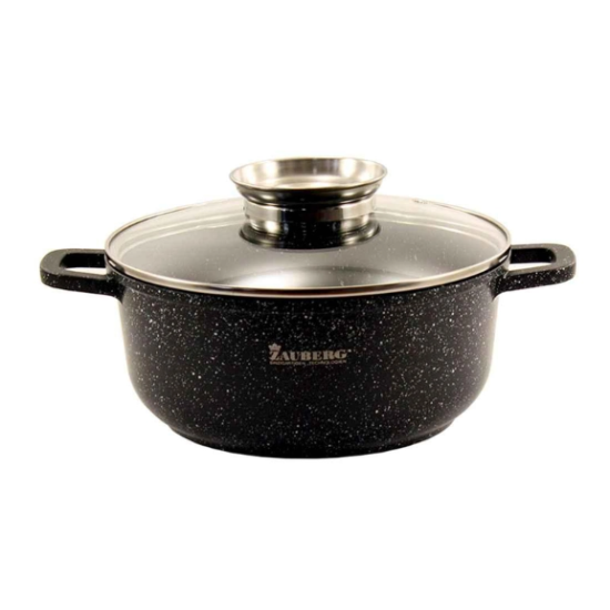 BL-0322  Каструля  кр.  3,2 л  алюм. з скл.кр. МАРМУР, інд..