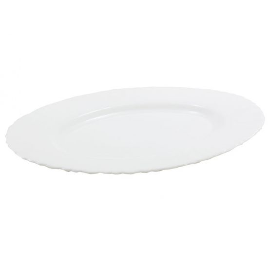 WHITE Тарілка  №12 овальна LHYP-120 Хвилястий край 7013100000