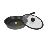 Сковорода RINGEL Zitrone Olive 28см з кришкою RG-2108-28/OL