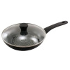 QD-F0328 B - L Сковорода d.28 см  h.5,8 см алюм. з скл.кришкою 7615108000