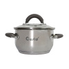 GT-1102-20 Каструля PRACTICO GUSTO (з силік.ручками), 20 см, 3,6 л