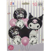 Н-р пов.куль. "Зайчик Kuromi" 10шт.=1шт*70см +3шт*45см +6шт*30см (50*10), 3 281,03041 (1212-41)