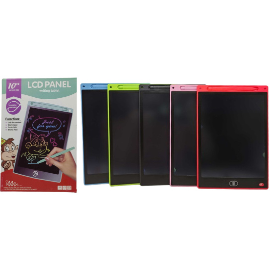 Планшет дитяч. д/мал.LCD діагональ 10.5"_25,5*16см, 5кол.(малює кольоровим) (1*100), 672,00212 (1002-С)