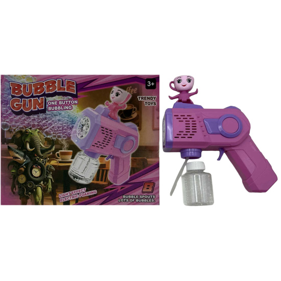 Пістолет для Мильних пузирів Bubble Gun "Балерина Капучино" 16*13см в кор.(1*120), 3 058,0028 (180)