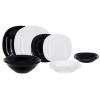 Сервіз LUMINARC CARINE WHITE&BLACK /19 пр. (N1491)