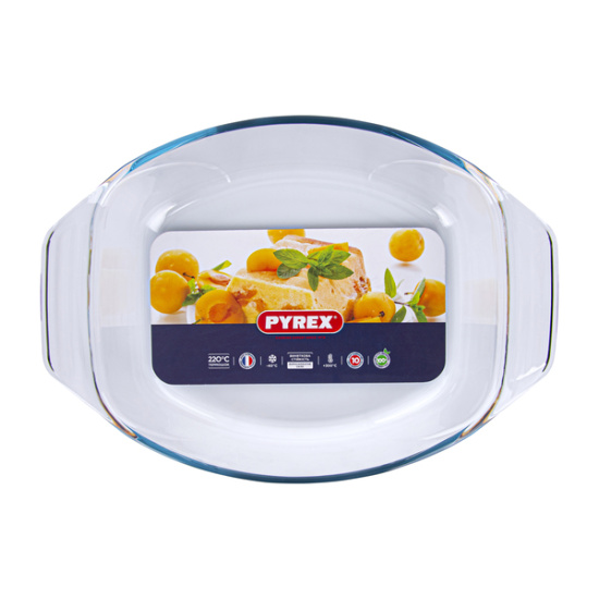 Форма с/к PYREX Irresistible форма скл. овал 30х21х7см (2,0л)