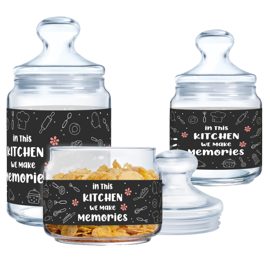 Банка LUMINARC CLUB KITCHEN MEMORIES /НАБІР/3х0.5, 0.75, 1 л
