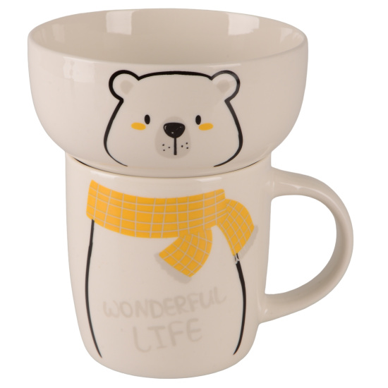 Набір посуду дит. Limited Edition HAPPY BEAR /НАБІР/ 2 пр. / в упаковці